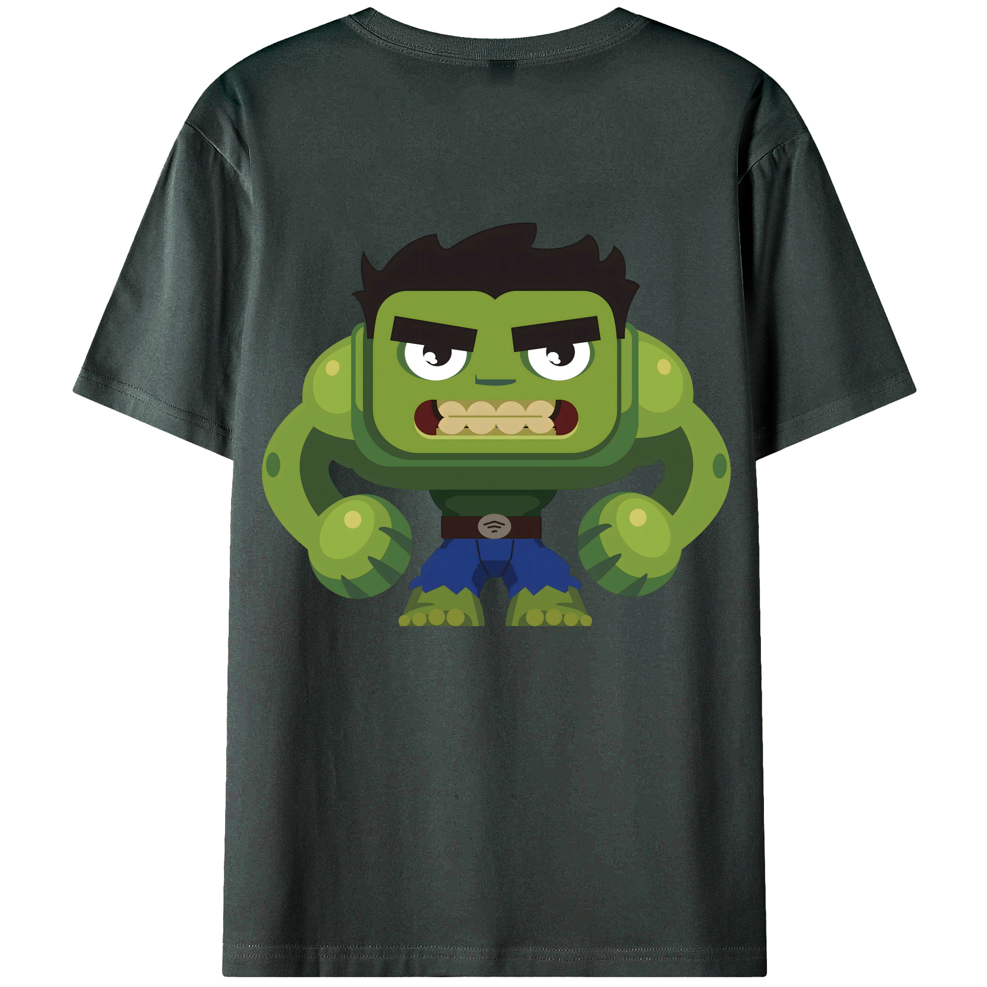 （画像用） アベンジャーズ The Avengers 綿100％ メンズ半袖Tシャツ（バックプリント） 通気性